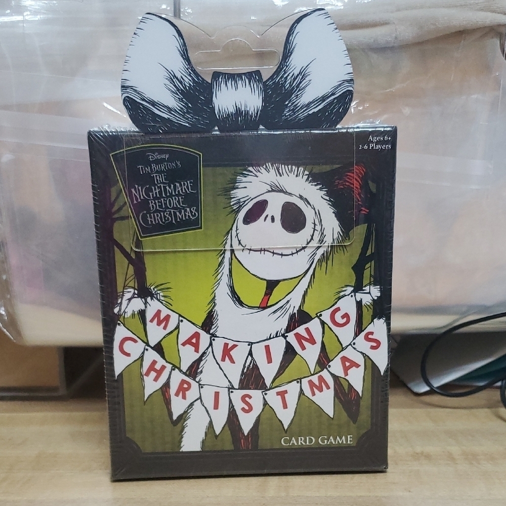 Disney The Nightmare Before Christmas Card Game - Black, White, Green